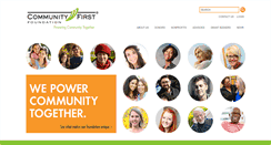 Desktop Screenshot of communityfirstfoundation.org